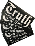 Truth Logo Sticker Pack (5 for $5) - Truth Soul Armor