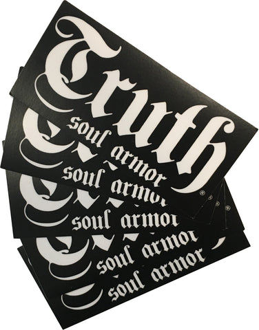Truth Logo Sticker Pack (5 for $5) - Truth Soul Armor